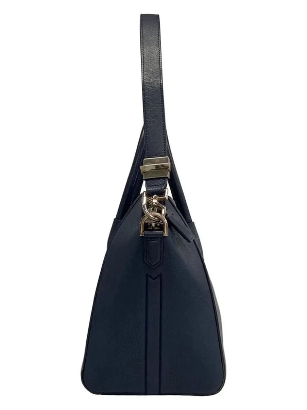 GIVENCHY Antigona Small Dark Navy Leather Shoulder Bag